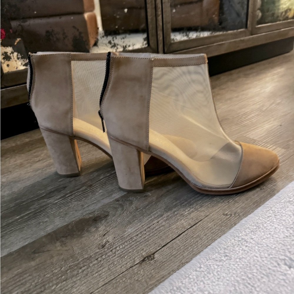 Sol Sana tan mesh booties sz 40